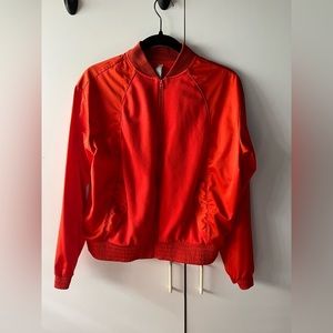 Athleta Bomber Jacket in Red